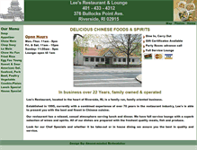 Tablet Screenshot of leesrest.com